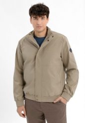 Lekka kurtka J-TEGABO. Brązowe kurtki męskie Volcano, na jesień, l, bez wzorów, z dzianiny, klasyczne, bez kaptura. Za 279.99 zł.