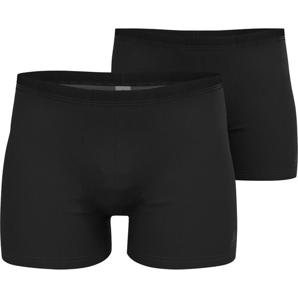 Bokserki tech. męskie Odlo Boxer ACTIVE EVERYDAY ECO. Czarne bokserki męskie ODLO, bez wzorów, z włókna. Za 228.87 zł.
