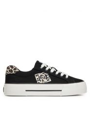 DC Shoes Tenisówki SS25-3C068 Czarny. Czarne trampki i tenisówki damskie DC Shoes, bez wzorów, z materiału, bez zapięcia. Za 219.99 zł.