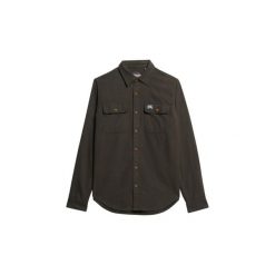 Koszula flanelowa Superdry Trailsman. Zielone koszule męskie Superdry, m, bez wzorów, bez kołnierzyka, bez ramiączek. Za 296.70 zł.