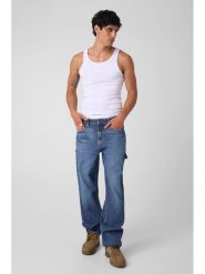 Guess Jeans Jeansy 183587 Niebieski Regular Fit. Niebieskie jeansy męskie Guess Jeans, z jeansu. Za 599.99 zł.