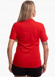 Nike Koszulka damska Nike Dri-Fit Park 26 Polo czerwona IB1172 657 2XL. Czerwone bluzki damskie Nike, xl, bez wzorów, bez kołnierzyka, bez ramiączek. Za 118.99 zł.