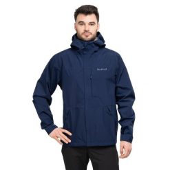 Kurtka trekkingowa męska Minimalist. Niebieskie kurtki męskie Marmot, m, bez wzorów, z gore-texu, sportowe, bez kaptura. Za 1,198.00 zł.