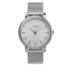Zegarek Timex. Szare zegarki damskie Timex, srebrne. Za 299.99 zł.