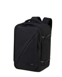 Plecak do samolotu American Tourister Take2cabin S - black. Czarne plecaki męskie American Tourister, bez wzorów, z materiału. Za 164.99 zł.