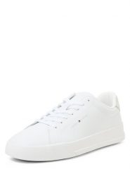 Tommy Hilfiger trampki Mężczyźni skóra biały, 43. Białe trampki męskie Tommy Hilfiger, bez wzorów, ze skóry, bez zapięcia. Za 499.95 zł.