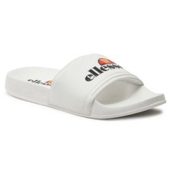 Klapki Ellesse Filippo Slide SHVF0834908 białe. Białe klapki męskie bez wzorów, z materiału, bez zapięcia. Za 243.81 zł.
