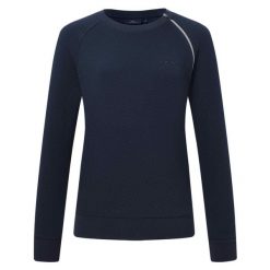 Bluza damska HV Polo Monica. Niebieskie bluzy damskie HV POLO, bez wzorów, sportowe, bez ramiączek, bez kaptura. W wyprzedaży za 300.00 zł.