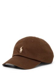 Polo Ralph Lauren czapka z daszkiem Kobiety Bawełna brązowy, ONE SIZE. Brązowe czapki damskie Polo Ralph Lauren, bez wzorów, z bawełny. Za 329.95 zł.