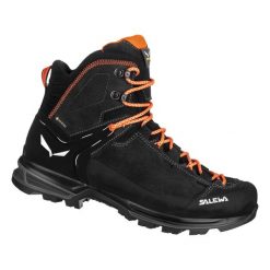Buty Trekkingowe Męskie Salewa Mtn Trainer 2 Mid Gtx. Brązowe trekkingi męskie Salewa, na zimę, z materiału, bez zapięcia. Za 1,407.00 zł.