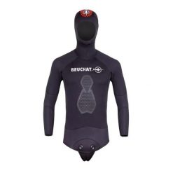 Kurtka do nurkowania Beuchat V Espadon. Czarne kurtki męskie BEUCHAT, l, bez wzorów, z neoprenu, z kapturem. Za 679.50 zł.