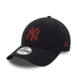 Czapka z daszkiem New York Yankees Check Infill 9Forty. Niebieskie czapki damskie New Era, bez wzorów. Za 126.00 zł.