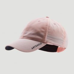 Czapka z daszkiem Artengo TC500 rozmiar 54. Czerwone czapki damskie ARTENGO, bez wzorów, z materiału, sportowe. W wyprzedaży za 24.99 zł.
