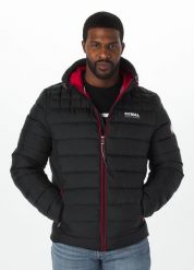 Kurtka zimowa męska Pitbull z kapturem Seacoast II. Czarne kurtki męskie PITBULL, na zimę, m, z aplikacjami, z materiału, klasyczne, z kapturem. Za 379.00 zł.