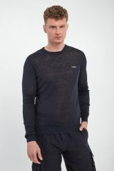 Sweter męski lniany AERONAUTICA MILITARE. Swetry męskie Aeronautica Militare, m, bez wzorów, ze lnu, bez kołnierzyka, bez ramiączek. Za 579.00 zł.