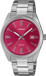 Zegarek Casio Zegarek męski Casio MTP-1302PD-4AVEF srebrny. Szare zegarki męskie Casio, bez wzorów, srebrne. Za 239.74 zł.