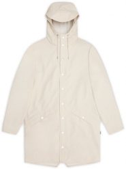 Rains długa kurtka unisex LONG JACKET W3 12020 26 DUNE XL. Kurtki męskie Rains, xl, bez wzorów, bez ramiączek, bez kaptura. Za 369.99 zł.