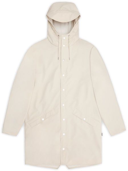 Rains długa kurtka unisex LONG JACKET W3 12020 26 DUNE XL. Kurtki męskie Rains, xl, bez wzorów, bez ramiączek, bez kaptura. Za 369.99 zł.