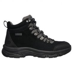 Buty trekkingowe damskie Skechers Trego EL Captian. Czarne obuwie sportowe damskie Skechers, z gumy, bez zapięcia. Za 539.00 zł.
