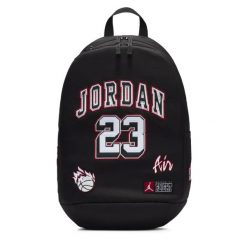 Plecak szkolny sportowy Nike Jordan. Czarne plecaki męskie Nike, bez wzorów, z materiału, biznesowe. Za 279.00 zł.