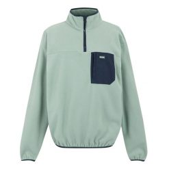 Polarowy Top Męski Suwak Do Połowy Frankie. Białe bluzy męskie Regatta, na zimę, m, bez wzorów, z polaru, sportowe, bez ramiączek, bez kaptura. Za 67.99 zł.