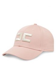 Elisabetta Franchi Czapka z daszkiem CL-06F-51E2-V160 Różowy. Czerwone czapki damskie Elisabetta Franchi, bez wzorów, z bawełny. Za 389.99 zł.