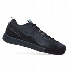 Buty damskie Black Diamond Technician LTHR - asphalt/goblin blue. Czarne obuwie sportowe damskie Black Diamond, bez wzorów, bez zapięcia. Za 614.99 zł.