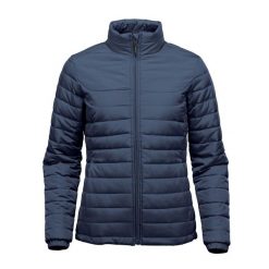 Damska Kurtka Pikowana Nautilus. Niebieskie kurtki sportowe damskie STORMTECH, xl, bez wzorów, bez ramiączek, bez kaptura, trekkingowe. Za 366.99 zł.