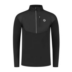 Bluza do biegania męska Rogelli Essential Windblock. Czarne bluzy męskie Rogelli, m, bez wzorów, sportowe, bez ramiączek, bez kaptura. Za 318.00 zł.