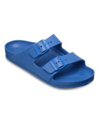 Sandały dla Mężczyzn EMBARK Niebieski. Zielone sandały męskie Quiksilver, bez wzorów, z materiału, bez zapięcia. Za 149.99 zł.