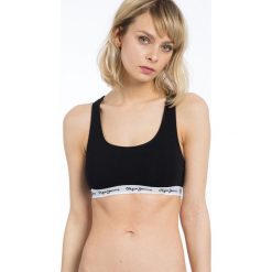 Pepe Jeans - Biustonosz Dixie. Czarne bielizna sportowa damska Pepe Jeans, l, bez wzorów, z bawełny, climacool (adidas). Za 99.90 zł.