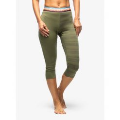 Legginsy termiczne damskie Ortovox 185 Rock N Wool Short Pants. Zielone bielizna sportowa damska ORTOVOX, l, bez wzorów. Za 387.99 zł.