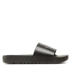Klapki Calvin Klein. Czarne klapki męskie Calvin Klein, bez wzorów, bez zapięcia. Za 239.99 zł.