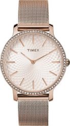 Zegarek Timex Zegarek damski Timex TW2V52500 różowe złoto. Czerwone zegarki damskie Timex, złote. Za 479.00 zł.