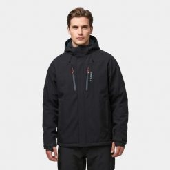 Kurtka męska narciarska softshell Alpinus Ariz czarna MK35089 ROZMIAR M. Czarne kurtki sportowe męskie Alpinus, na zimę, l, bez wzorów, z elastanu, bez kaptura, narciarskie. Za 749.00 zł.