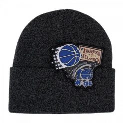 Czapka zimowa do męska do koszykówki Mitchell & Ness Orlando Magic NBA czarna. Czarne czapki męskie Mitchell & Ness, na zimę, bez wzorów. Za 190.50 zł.