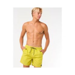 Spodenki surfingowe męskie Rip Curl Easy Living Volley Żółty. Żółte szorty męskie Rip Curl, bez wzorów, sportowe. Za 139.00 zł.