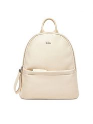 DeeZee Plecak C-MDP-S-002-04 Beżowy. Brązowe plecaki damskie DeeZee, bez wzorów, z materiału. Za 119.99 zł.