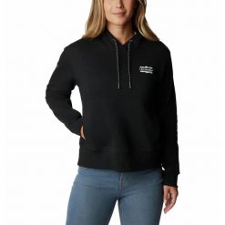 Columbia Bluza Lodge 2013101011. Czarne bluzy damskie Columbia, bez wzorów, sportowe, bez ramiączek, bez kaptura. Za 161.99 zł.