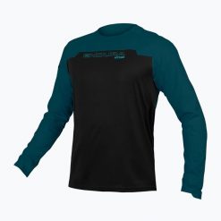 Longsleeve rowerowy męski Endura MT500 Burner. Niebieskie bluzy męskie ENDURA, m, bez wzorów, sportowe, bez ramiączek, bez kaptura. Za 229.99 zł.