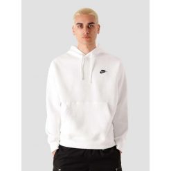 Mężczyzna>bluza Męskie Nike. Białe bluzy męskie Nike, m, bez wzorów, sportowe, bez ramiączek, bez kaptura. Za 319.99 zł.