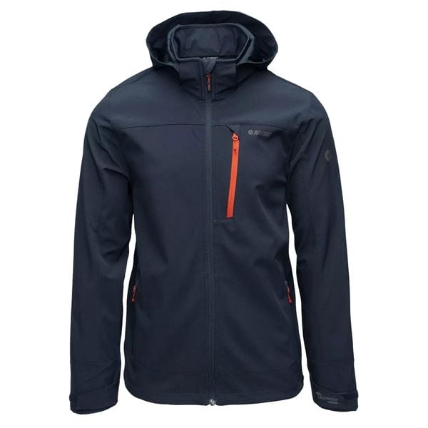 Męska Kurtka Nikko Soft Shell. Niebieskie kurtki męskie Hi-tec, m, bez wzorów, sportowe, bez kaptura. Za 314.99 zł.