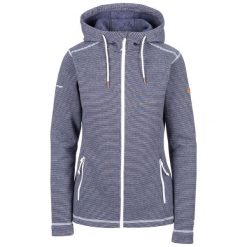 Bluza damska z kapturem Trespass Rootless. Niebieskie bluzy damskie Trespass, xl, bez wzorów, z polaru, bez ramiączek, z kapturem. Za 190.45 zł.