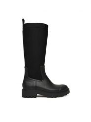 Calvin Klein Kalosze YW0YW02002 Czarny. Czarne kalosze damskie Calvin Klein, bez wzorów, z materiału, bez zapięcia. Za 559.99 zł.