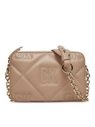 DKNY Torebka Crosstown Camera Bag R33EKY48 Beżowy. Brązowe listonoszki damskie DKNY, bez wzorów, ze skóry, bez dodatków. Za 889.99 zł.