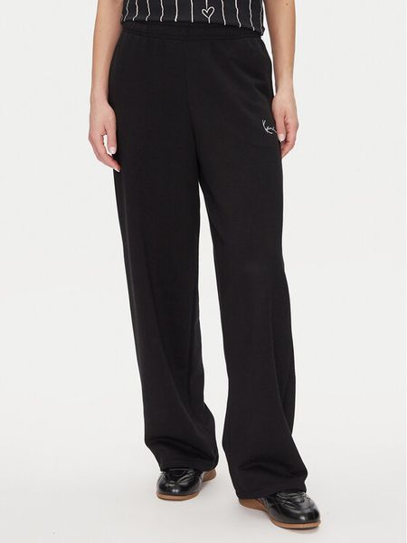 Karl Kani Spodnie dresowe Signature Os 61030062 Czarny Relaxed Fit. Czarne spodnie dresowe damskie Karl Kani, bez wzorów, z dresówki. Za 249.99 zł.