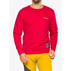 Bluza bez kaptura męska La Sportiva Climbing on the Moon Sweatshirt. Czerwone bluzy męskie La Sportiva, m, bez wzorów, casualowe, bez ramiączek, bez kaptura. Za 261.99 zł.