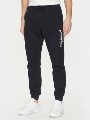 Jack & Jones Spodnie dresowe Gordon 12268768 Granatowy Regular Fit. Niebieskie spodnie sportowe męskie Jack & Jones, m, bez wzorów, z bawełny. Za 99.99 zł.