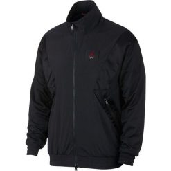 Kurtka bluza dresowa Air Jordan Flight. Czarne kurtki męskie Jordan, bez wzorów, z dresówki, bez kaptura. Za 339.99 zł.