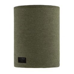 Komin dwuwarstwowy dzianina + polar Neo. Zielone szaliki męskie Buff, bez wzorów, z dzianiny. Za 87.99 zł.